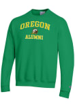 Main image for Mens Oregon Ducks Green Champion Logo Alumni Powerblend Crew Sweatshirt