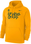 Main image for Mens Baylor Bears Gold Nike Football Vamos Osos Club Fleece PO Hooded Sweatshirt