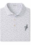 Main image for Mens Michigan State Spartans White Peter Millar Buzzer Beater Short Sleeve Fashion Polo