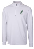 Main image for Mens Michigan State Spartans White Cutter and Buck Traverse Qtr Zip Pullover