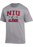 Main image for Northern Illinois Huskies Grey Champion Est Date Alumni Jersey Short Sleeve T Shirt