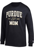 Main image for Mens Purdue Boilermakers Black Champion EST Date Mom Jersey Tee