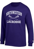 Main image for Mens Northwestern Wildcats Purple Champion Lacrosse Icon Jersey Tee
