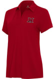 Main image for Womens Miami RedHawks Red Antigua Era Short Sleeve Polo Shirt