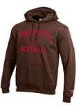 Main image for Champion Brown Bears Mens Brown Softball Powerblend Long Sleeve Hoodie