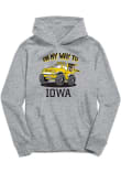 Main image for Toddler Iowa Hawkeyes Grey Vive La Fete On My Way Long Sleeve Hooded Sweatshirt