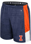Main image for Mens Illinois Fighting Illini Navy Blue Colosseum Consistency Shorts
