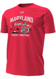 Main image for Maryland Terrapins Red Under Armour Los Terps Short Sleeve T Shirt