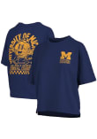 Main image for Michigan Wolverines Blue Pressbox 2026 Mens Basketball National Champions Motley Crew Short Sleeve..