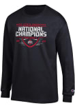 Main image for Mens Ohio State Buckeyes Black Champion Football 2024 Football National Champion Gridiron Jersey T..