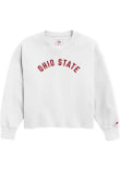 Main image for Womens Ohio State Buckeyes Ivory League Reverse Fleece Crew Sweatshirt