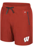 Main image for Mens Wisconsin Badgers Red Colosseum Leto Shorts