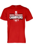Main image for Nebraska Cornhuskers Red Blue 84 Big Ten Baseball Tournament Champions 2025 Short Sleeve T Shirt