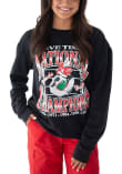 Main image for Womens Nebraska Cornhuskers Black Gameday Social Classic Champion Crew Sweatshirt
