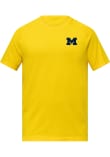 Main image for Michigan Wolverines Yellow lululemon Metal Vent Short Sleeve Short Sleeve T Shirt