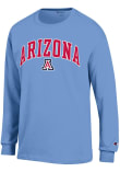 Main image for Mens Arizona Wildcats Light Blue Champion Arch Mascot Tee