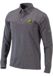 Main image for Mens Baylor Bears Black Columbia Heat Seal Omni Wick Pin High Long Sleeve Polo Shirt