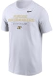Main image for Purdue Boilermakers White Nike Team Short Sleeve T Shirt