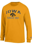 Main image for Mens Iowa Hawkeyes Gold Champion Class of 2025 Text Jersey Tee