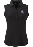 Main image for Womens Northwestern Wildcats Black Cutter and Buck Vault Forge Eco Polo Shirt