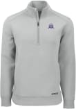 Main image for Mens Northwestern Wildcats Ash Cutter and Buck Vault Roam Qtr Zip Pullover