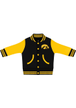 Main image for Baby Gold Iowa Hawkeyes Varsity Light Weight Jacket