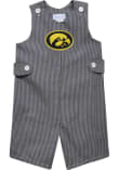 Main image for Toddler Iowa Hawkeyes Black Vive La Fete Gingham Overalls