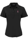Main image for Womens Ohio State Buckeyes Black Cutter and Buck Alumni Forge Eco Polo Short Sleeve Polo Shirt