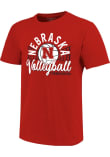 Main image for Girls Nebraska Cornhuskers Red  Volleyball Net Short Sleeve T-Shirt