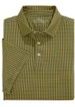Main image for Mens Michigan Wolverines Yellow Vineyard Vines Sankaty M Print Short Sleeve Fashion Polo