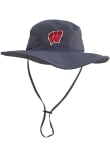 Main image for Wisconsin Badgers LogoFit Boonie Mens Bucket Hat - Graphite