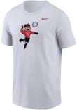 Main image for Cincinnati Bearcats White Nike Volleyball Bearcat Short Sleeve T Shirt