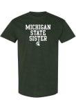 Main image for Michigan State Spartans Basic Block Sister Short Sleeve T-Shirt - Green