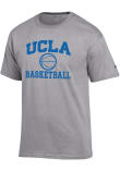 Main image for UCLA Bruins Grey Champion Basketball Icon Jersey Short Sleeve T Shirt