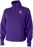 Main image for Womens Washington Huskies Purple Columbia Vault Heat Seal Wickham Hills Qtr Zip Pullover