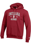 Main image for Mens Indiana Hoosiers Crimson Champion Est Alumni Powerblend Hooded Sweatshirt