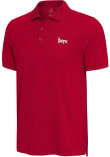 Main image for Mens Nebraska Cornhuskers Red Antigua Nobel Short Sleeve Polo Shirt