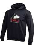 Main image for Youth Northern Illinois Huskies Black Champion Powerblend Long Sleeve Hooded Sweatshirt