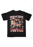 Main image for JT Toppin  Campus Ink Mens Black Texas Tech Red Raiders Basketball 90s Fashion Player T Shirt
