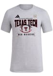 Main image for Texas Tech Red Raiders Grey Adidas College Football Playoff Pregame Tee Short Sleeve T Shirt