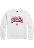 Main image for Mens White Indiana Hoosiers Nanodrop Arch Mascot Crew Sweatshirt