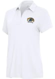 Main image for Womens Kent State Golden Flashes White Antigua Era Short Sleeve Polo Shirt