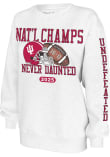 Main image for Mens Natural Indiana Hoosiers 2025 College Football National Champions Undefeated Sleeve Hit Crew..