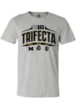 Main image for Big Ten Grey Summit Sportswear College Football National Champions Trifecta Short Sleeve T Shirt