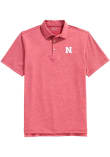 Main image for Mens Nebraska Cornhuskers Red Vineyard Vines St. Jean Stripe Short Sleeve Fashion Polo