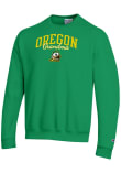 Main image for Mens Oregon Ducks Green Champion Grandma Script Powerblend Crew Sweatshirt