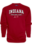 Main image for Mens Indiana Hoosiers Crimson Blue 84 2026 Rose Bowl Game Twill Crew Sweatshirt