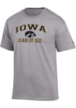 Main image for Iowa Hawkeyes Grey Champion Class of 2025 Text Jersey Short Sleeve T Shirt