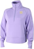 Main image for Womens Washington Huskies Lavender Columbia Heat Seal Wickham Hills Qtr Zip Pullover