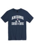 Main image for Arizona Wildcats Number One Swim and Dive Short Sleeve T Shirt - Navy Blue